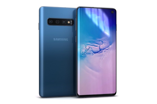 buy Cell Phone Samsung Galaxy S10 SM-G973U 128GB - Prism Blue - click for details